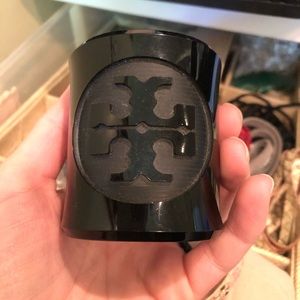 Tory Burch Cuff, Resin Black